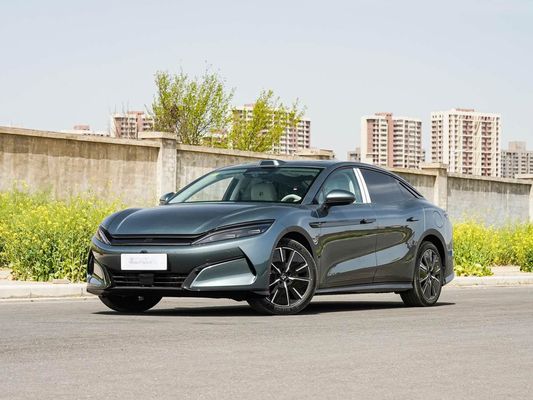 Kualitas  2025 Powerful Han L BYD Electric Vehicle with Max Power 500 KW and Leather Rudder 1000V High Voltage Fast Charging pabrik