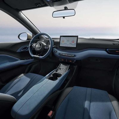 5 kursi BYD EV Car Sea Gull Kendaraan listrik dengan beberapa fitur interior Energi bersih